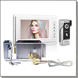 Комплект цветной видеодомофон Eplutus EP-7400 и электромеханический замок Anxing Lock – AX042